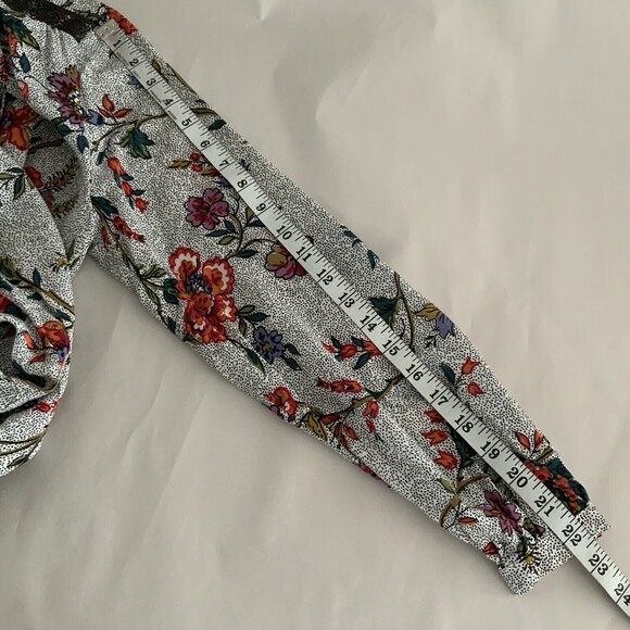 Maeve By Anthropologie Top Women Size 4 Multicolor Janie Flounce Ruffle Hemline - Picture 8 of 14